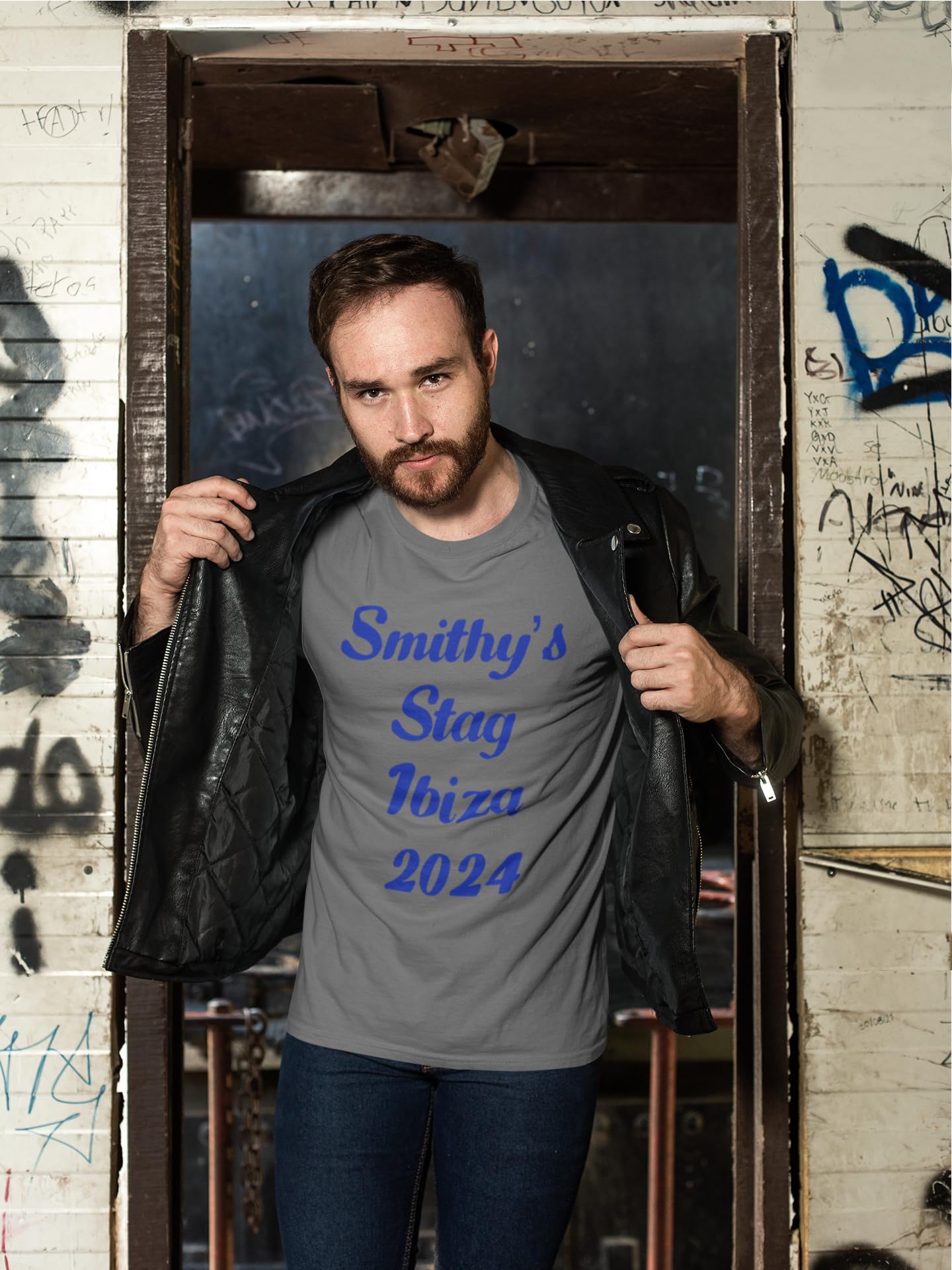 - Navy Personalised Mens T-Shirts UK | Customise With Any Text And Photo -