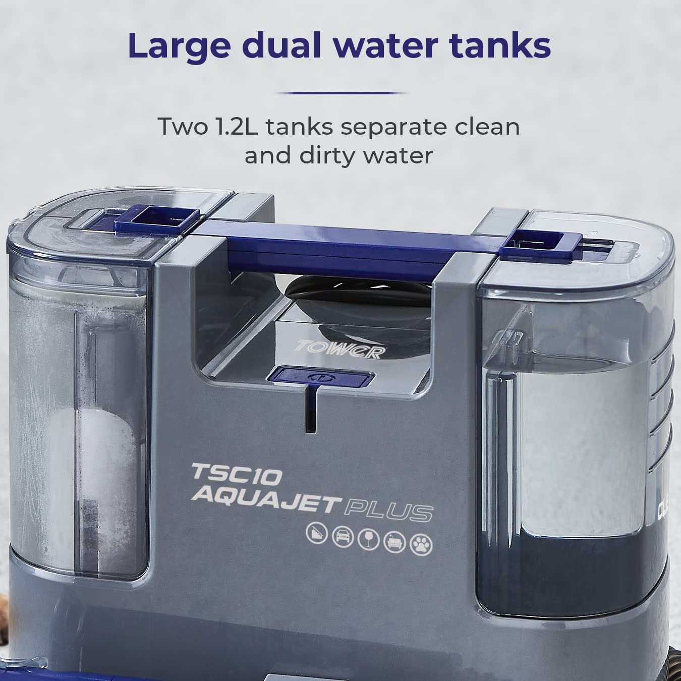 - Tower T548005 TSC10 AQUAJETPLUS | 1.2L Spot Cleaner | 400W -