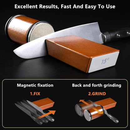 - Rolling Knife Sharpener for Kitchen Knives | Rolling Knife Sharpening | Knife Sharpener Tool Kit -