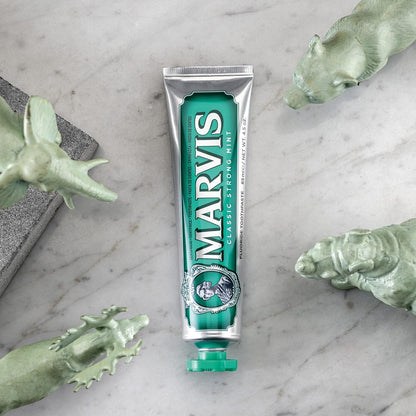 - Marvis Classic Strong Mint Toothpaste | 85 ml | Sensational Flavoured Toothpaste -
