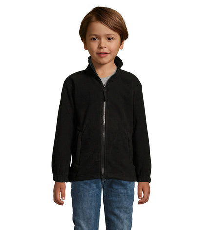 COOZO Unisex Kids North Fleece Jacket - Green - 7-8 Years