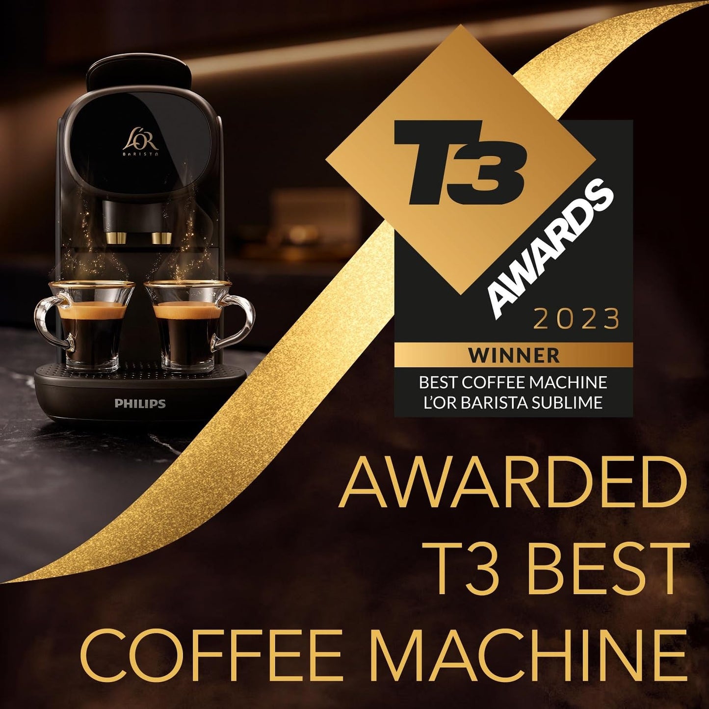 - PHILIPS L'OR Barista Sublime Capsule Coffee Machine | Double Shot | 1 or 2 Cups -
