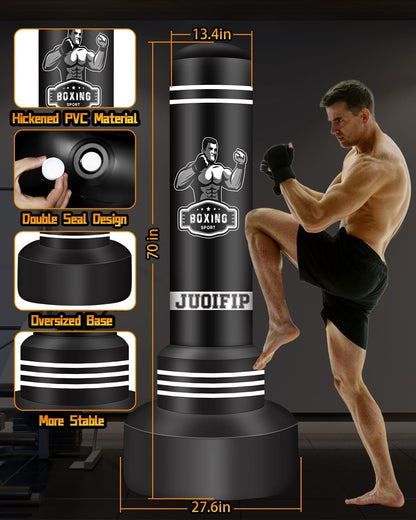 - Boxing Bags for Adults | 180cm Heavy Free Standing Punch Bag -