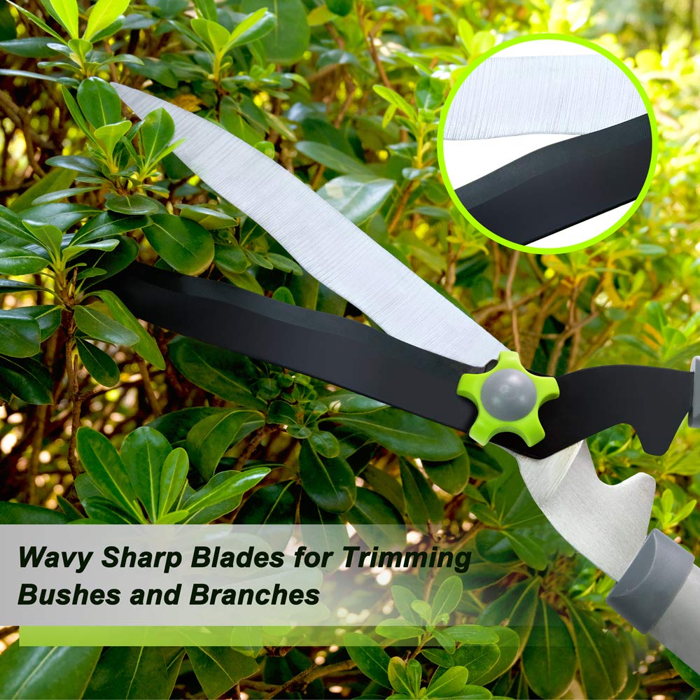 - Hortem Garden Shears Set | 28" Tree Loppers Heavy Duty | 23" Professional Hedge Clippers | 8" Sharp Pruning Shears -