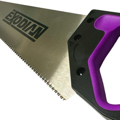 - EXODIAN 22" (600mm) Handsaw | 8tpi 1st Fix Hand Saw (for Wood, Plastic, Gardening) -
