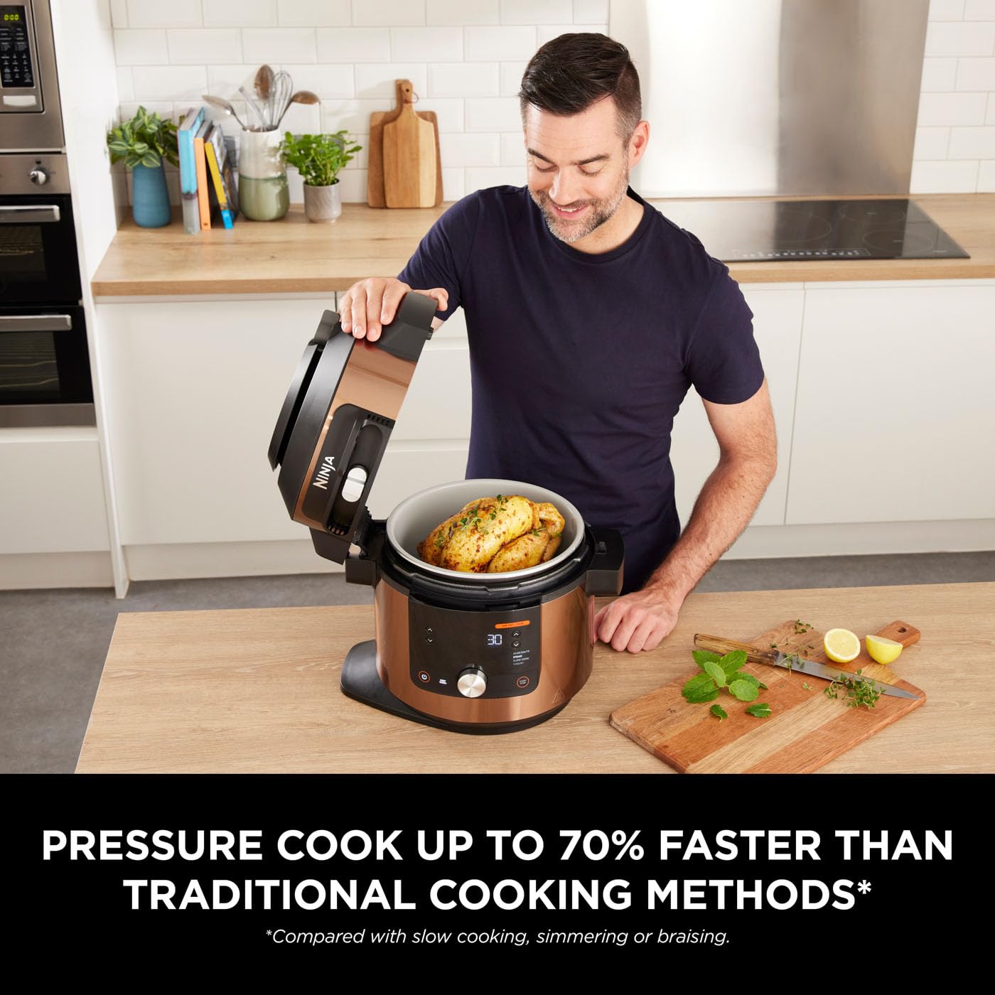 - Ninja Foodi MAX 14-in-1 SmartLid Multi Cooker | 7.5L Electric Pressure Cooker & Air Fryer -