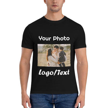 - Personalised T-Shirts for Men | Customised Short Sleeve Tee Shirts with Photo/Logo -