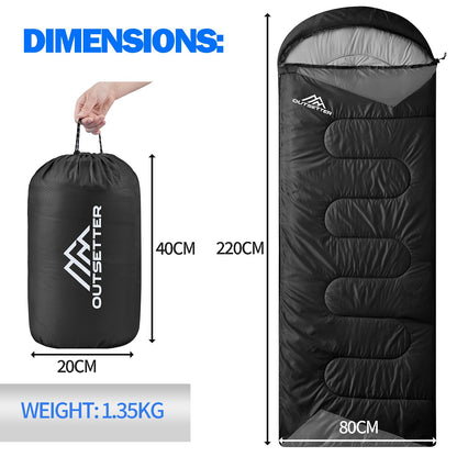 - Sleeping Bags for Adults | 3 Season Backpacking Lightweight Waterproof | Cold Weather Sleeping Bag -