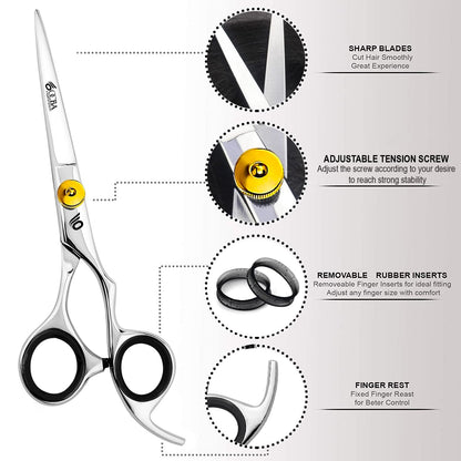 - OCBA Professional Hairdressing Scissors | Barbers & Hairdressers | 6" -