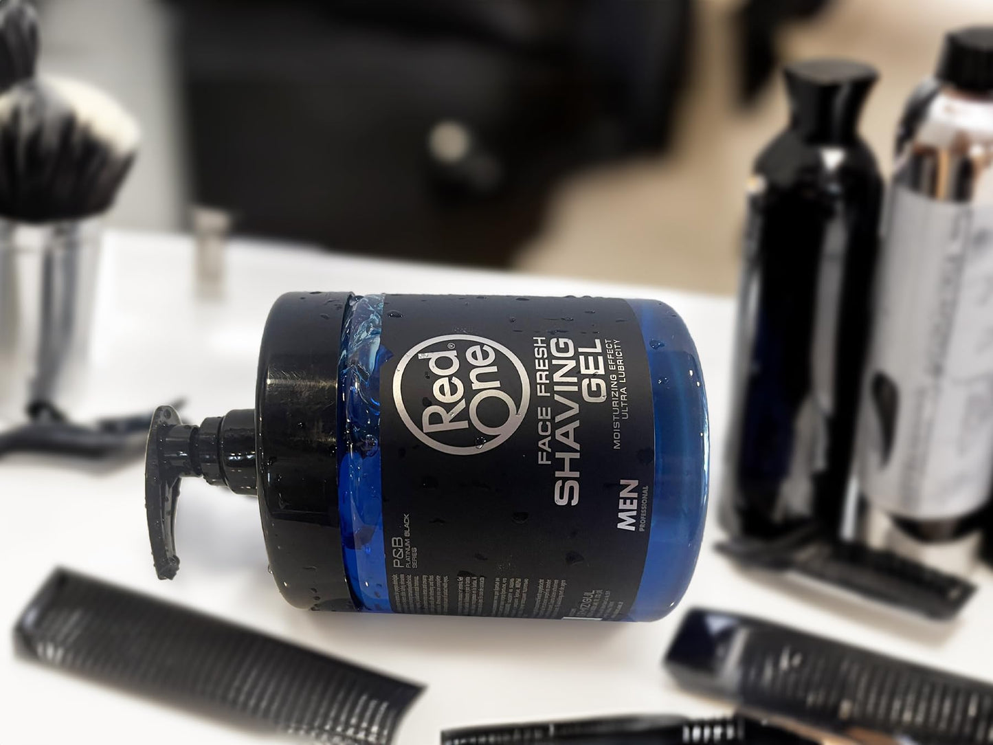 - Redone Shaving Gel Face Fresh 1000 ml | Shaving Gel Transparent Men | No Foam -
