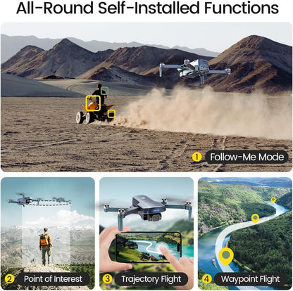 - Holy Stone GPS Drone With Camera | 4K | Foldable FPV RC Quadcopter -