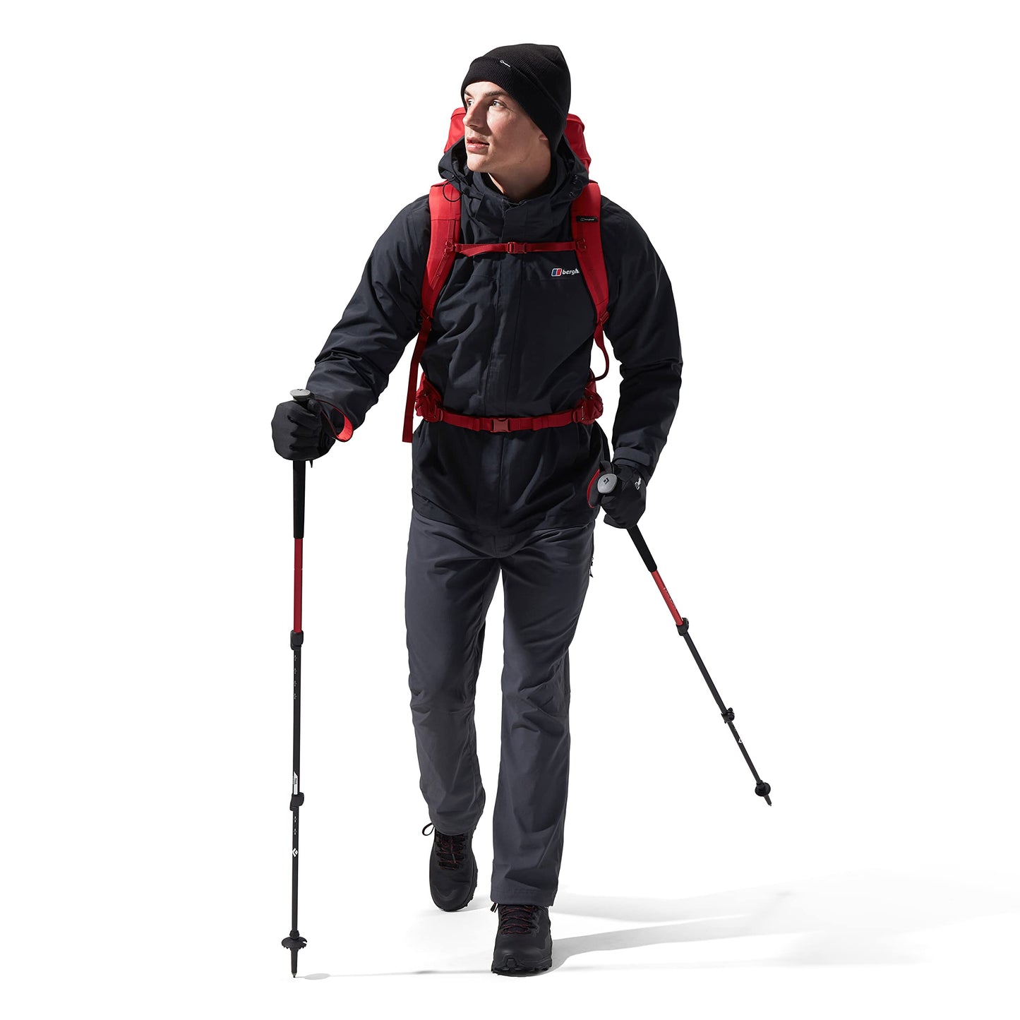 Berghaus Men's Hillwalker Interactive Gore-Tex Waterproof Shell Jacket, Breathable, Durable Coat, Black, M