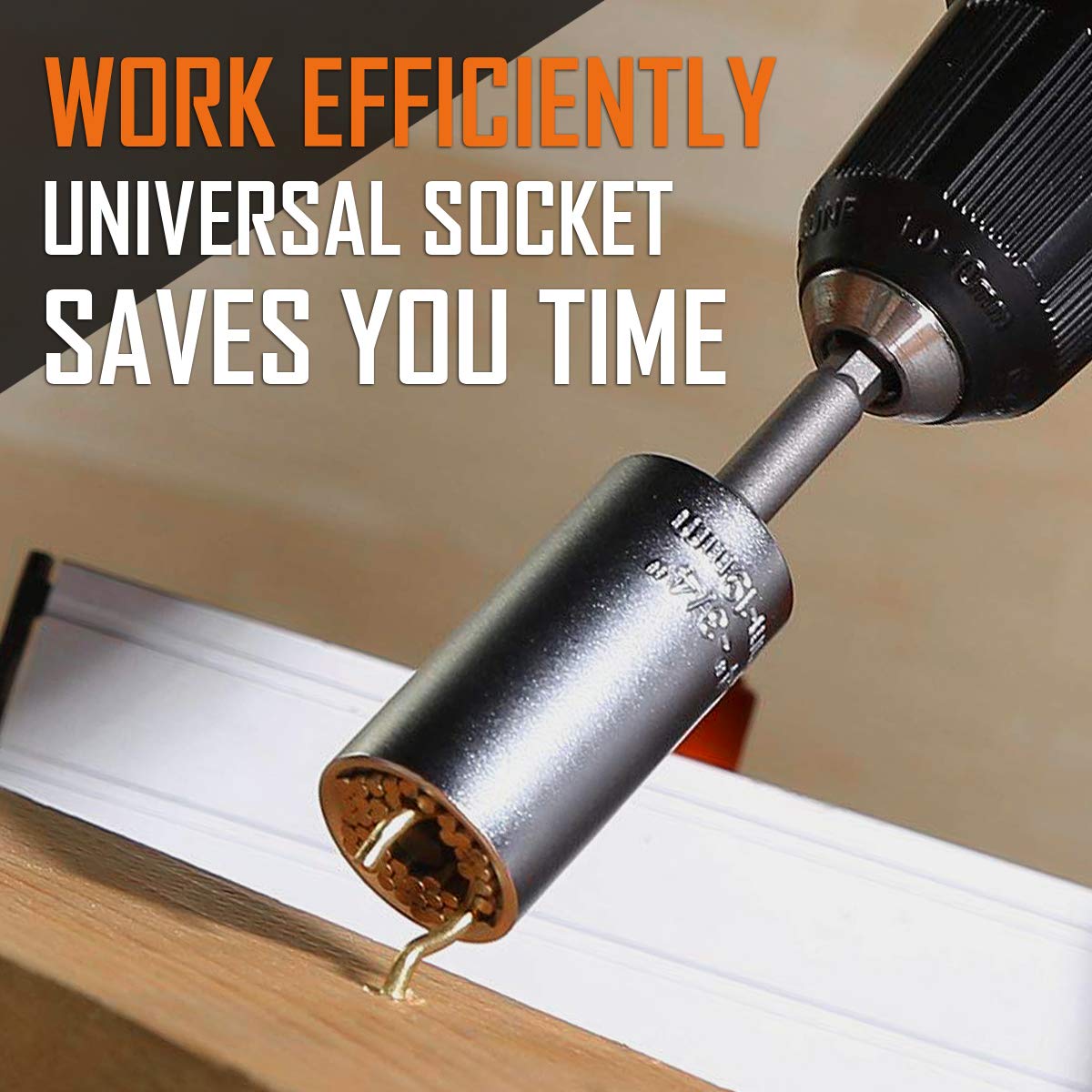 BIIB Gifts for Men, Gadgets for Men, Universal Socket Wrench, Mens Gifts for Dad Gifts for Men Who Have Everything, Birthday Gifts for Him, Christmas Stocking Fillers, Hand Tools, Father s Day Gifts