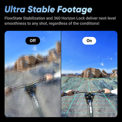 - Insta360 X4-8K Waterproof 360 Action Camera | 4K Wide-Angle Video | Invisible Selfie Stick Effect | Removable Lens Guards -