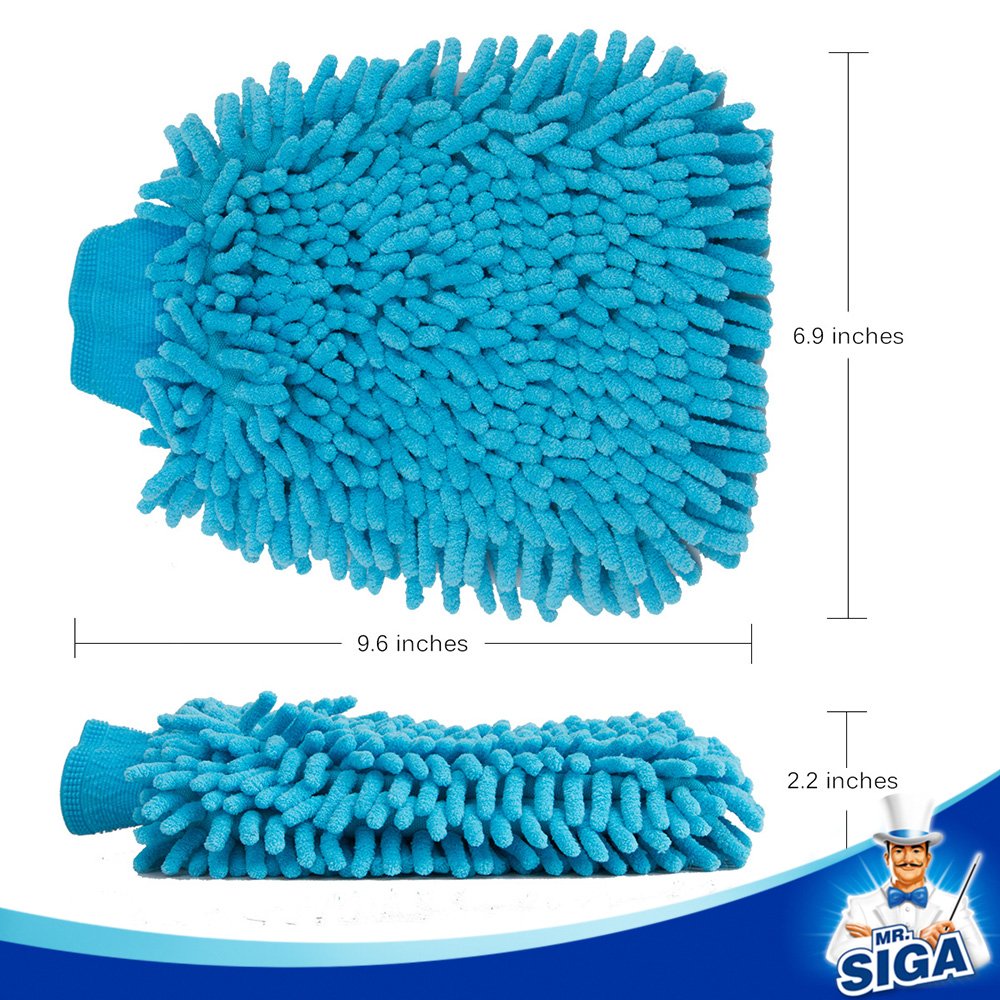 - MR.SIGA Microfiber Car Wash Mitts -