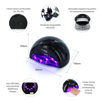 - Mylee Complete Professional Gel Nail Polish | LED Lamp Kit -