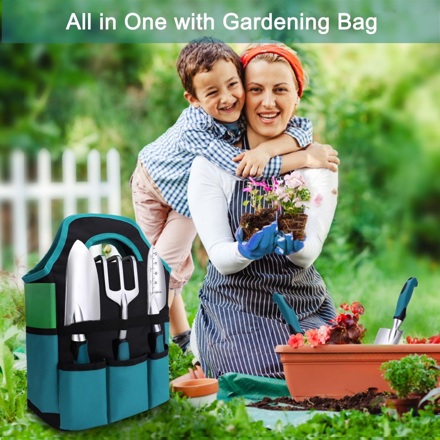 - Kynup Garden Tools Set | 7 Pieces Gardening Hand Tools -