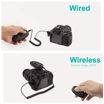 AODELAN Wireless Shutter Release Remote Control for Nikon D5600 D7200 D7500 Z6 Z7 D800 D850 Coolpix P1000
