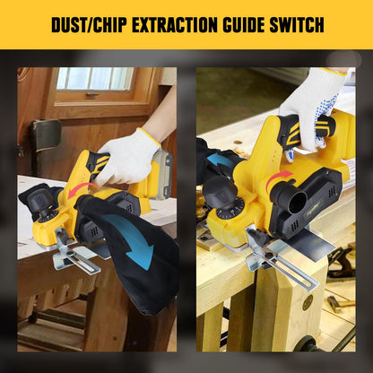 - Mellif Cordless Planer for Dewalt 18V Battery | 16000Rpm Brushless Electric Planer | Bare Tool -