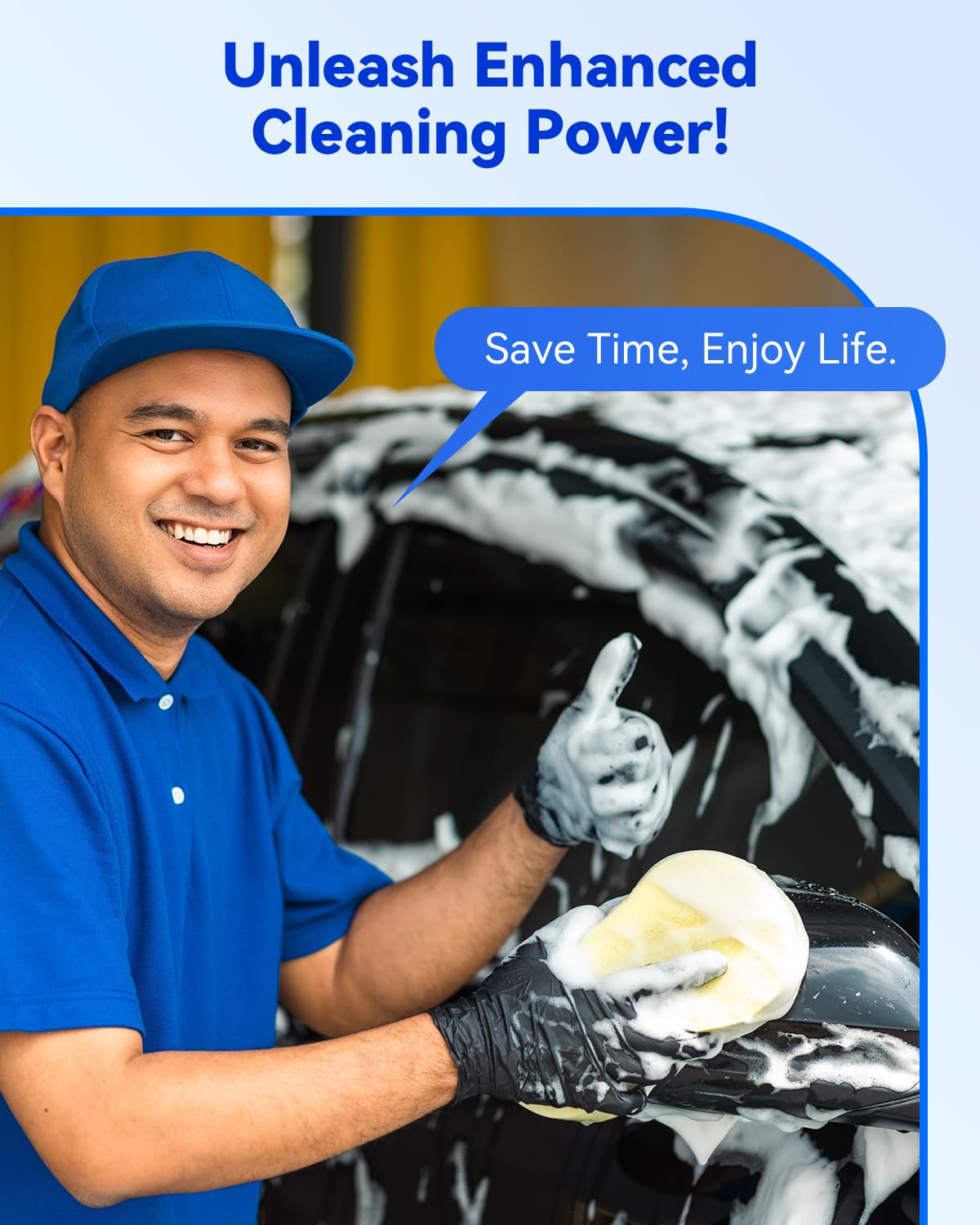 - Temede | Car Wash Sponge |5pcs | Large All Purpose Sponges for Cleaning |