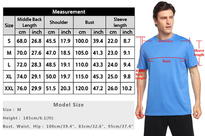 - iClosam 3 Pack Men Short Sleeve Athletic Tops- Dry Fit Gym Shirt -