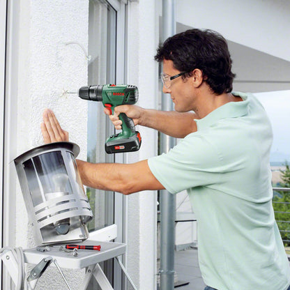 Bosch Home and Garden Cordless Combi Drill PSB 1800 LI-2 (2 batteries, 18 Volt System, in carrying case)