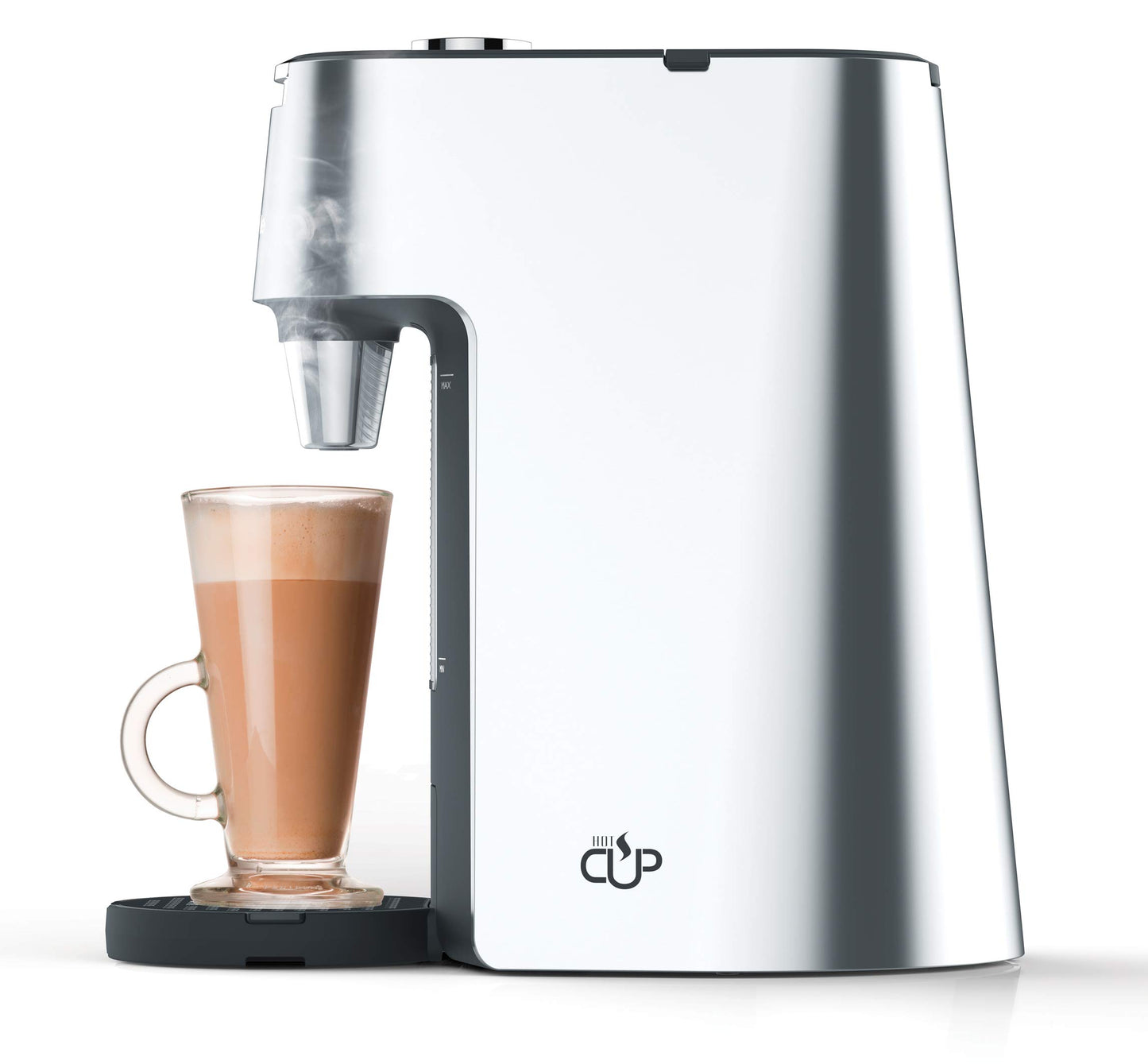 Breville HotCup Hot Water Dispenser | 3 kW Fast Boil | Variable Dispense and Height Adjust | 2 L | Silver [VKT111]