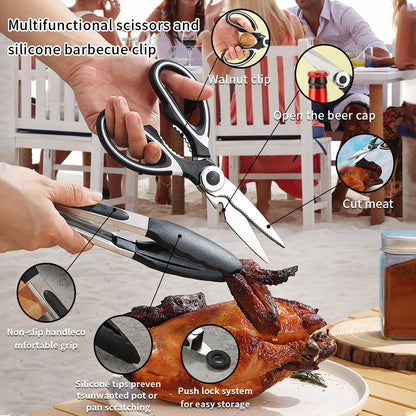 Berglander Camping Cooking Utensils Set 23 Piece, Camping Essentials Camping Accessories Gear Must Haves Camper and BBQ Utensils for Travel, Picnics, Camping, BBQ, Party and Other Outdoor Activities