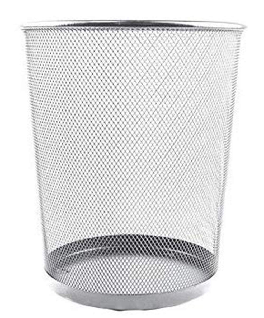 - DIVCHI Circular Mesh Wastebasket Trash Can | Waste Basket Garbage Can Bin -