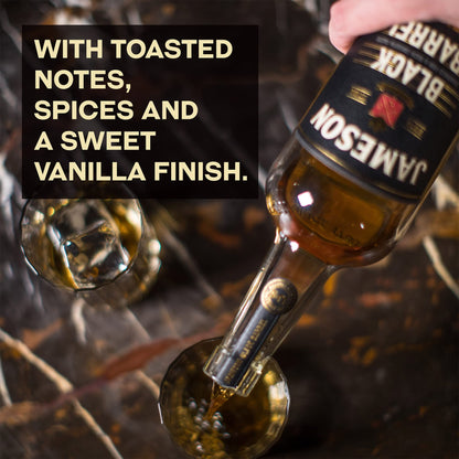 - Jameson Black Barrel Blended Irish Whiskey | Gift box | 70 cl -