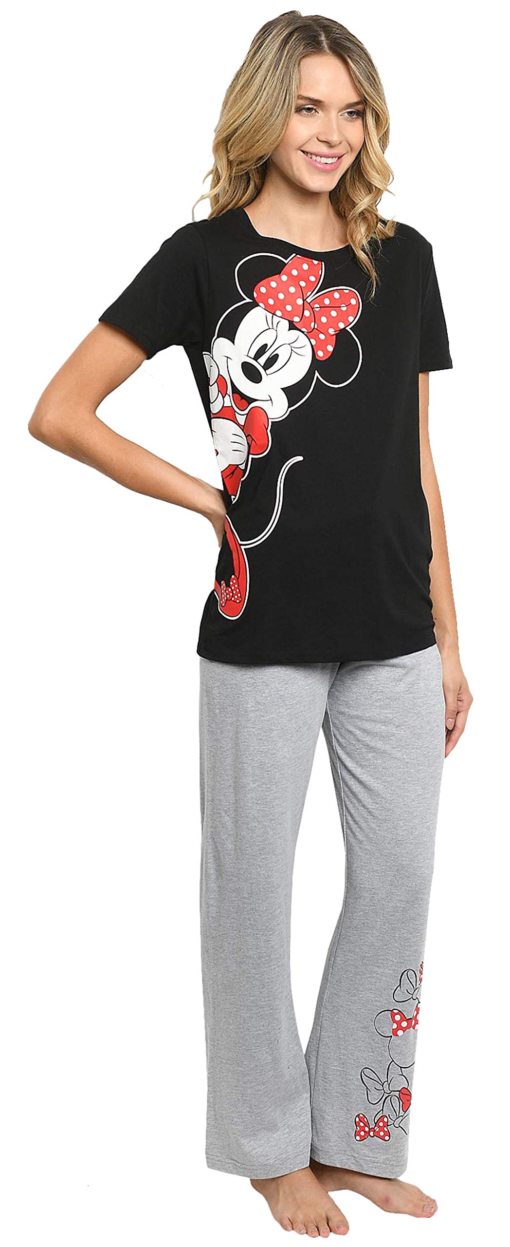- Disney Womens Plus Size Pajama Set | Minnie Mouse T-Shirt & Pants PJs -