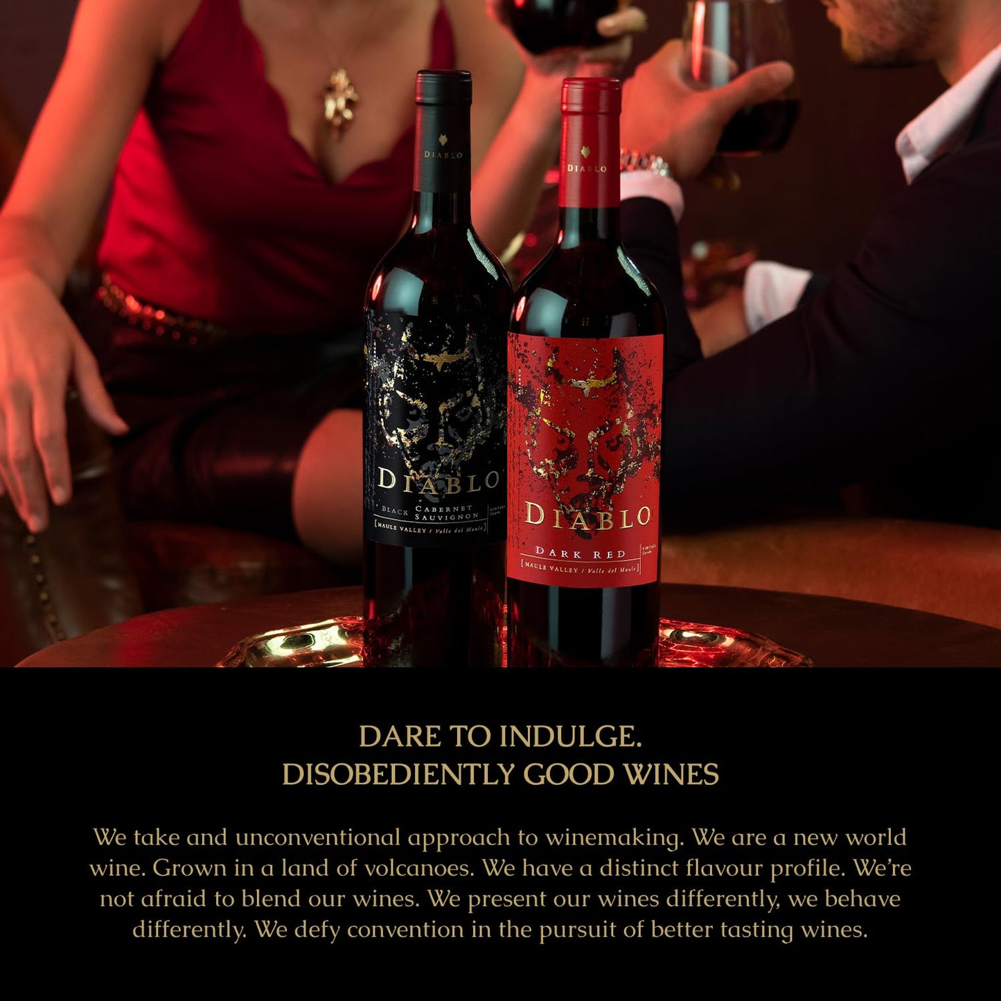 - Diablo Black Cabernet Sauvignon Red Wine -