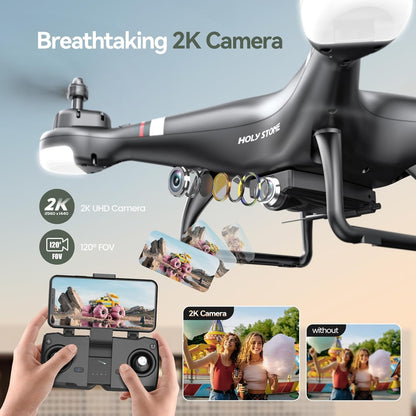 - Holy Stone HS110G GPS FPV Drone | 2K HD Live Video Camera -