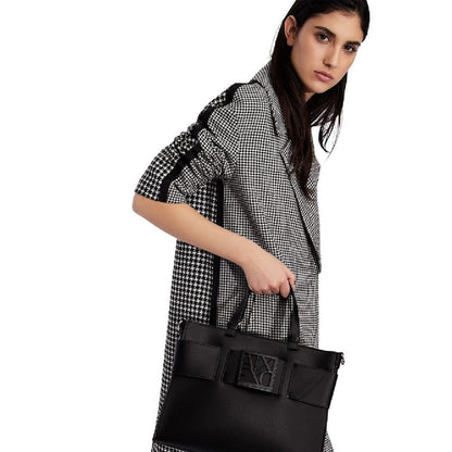 Armani Exchange Shoulder-handbags Women’s Tote, Black, TU