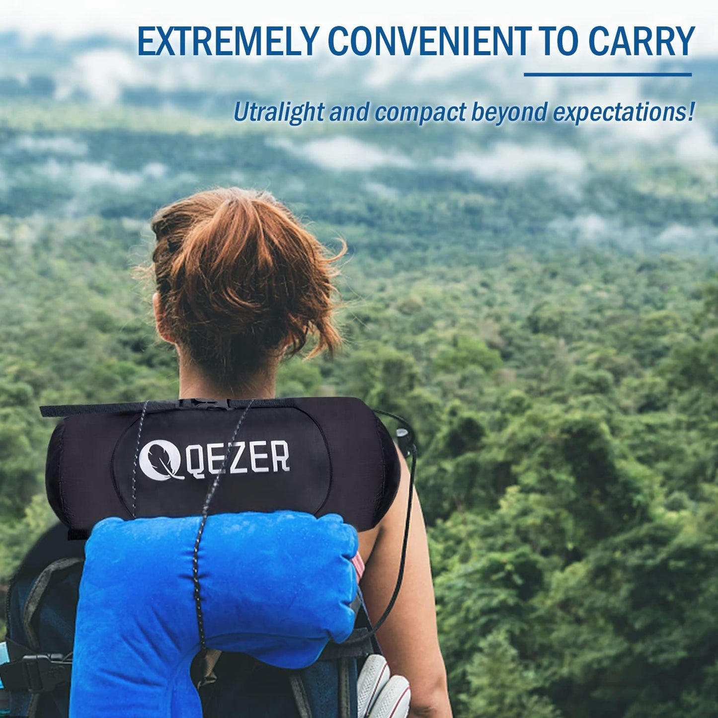 - QEZER Down Sleeping Bag for Adults | Lightweight Sleeping Bag  | -15 Degree C for 4 Seasons Camping -