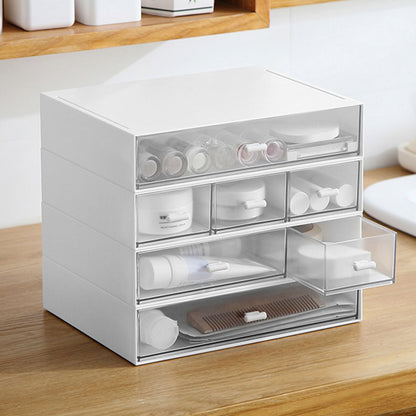 - SENENQU Plastic Desktop Storage Drawers | 9 Drawers Stackable Desk Storage -
