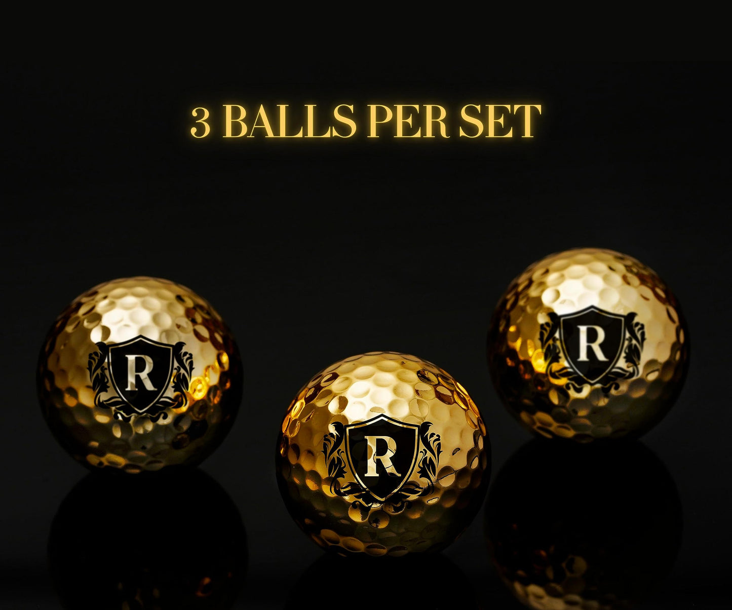 CybGene Golf Gifts for Men Unique, Personalised Coloured Golf Balls, Cool Accessories for Golf Lovers, Golfers, for Birthday and Christmas