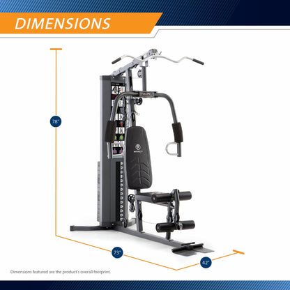 - Marcy MWM-4965 Home Multi Gym | 68Kg Weight Stack -