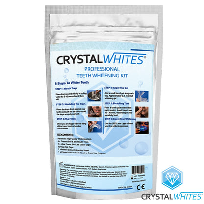 - Teeth Whitening Kit | 6X3ml Whitening Gels with LED Light | Sensitivity Free Formula -