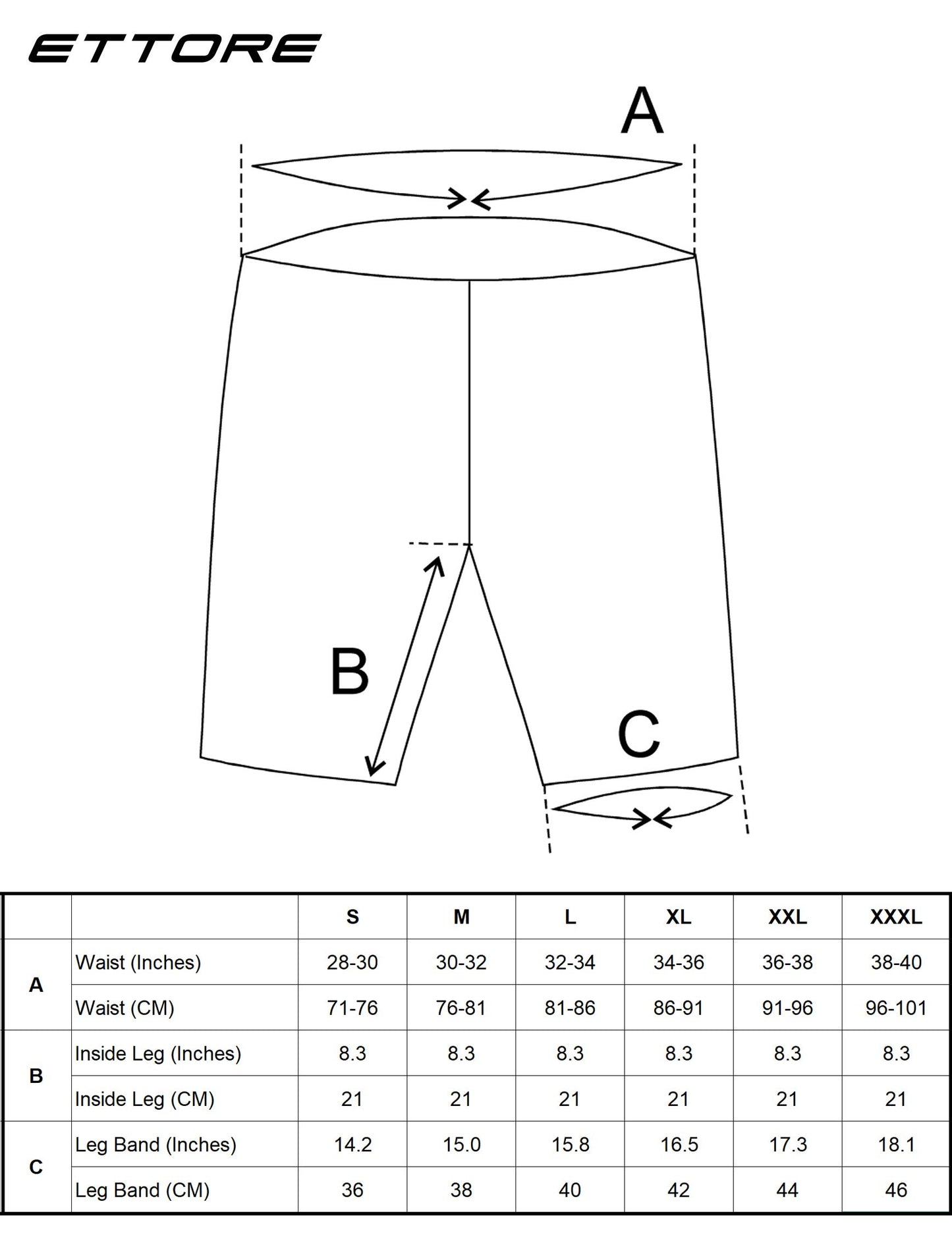 - Ettore Mens Gel Padded Cycling Shorts |  Quick Dry Bicycle Shorts -