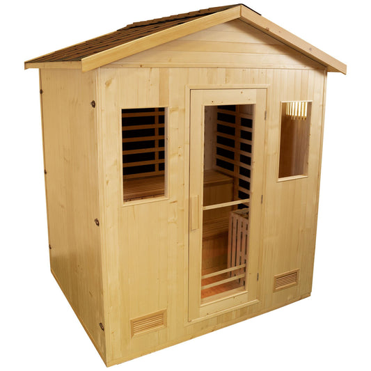 - GLOBAL RELAX® | DHARANI S5 OUTDOOR Full Body Steam Sauna -