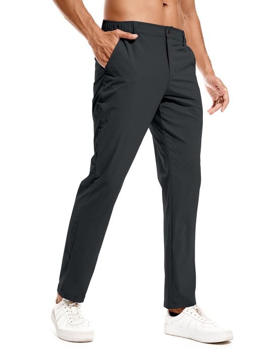 - Holure Men's Golf Trousers | Waterproof Straight-Fit Golf Pants | Lightweight Stretch Outdoor Pants -