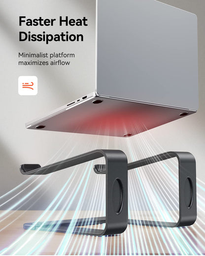 = LORYERGO Laptop Stand | Ergonomic Laptop Riser | Laptop Stand for Desk -