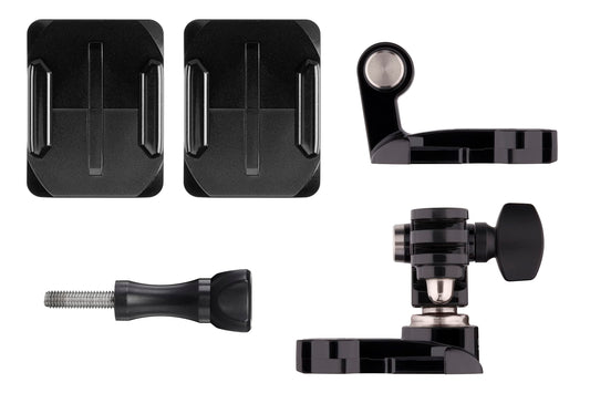 - GoPro Helmet Front and Side Mount Camera | Black -