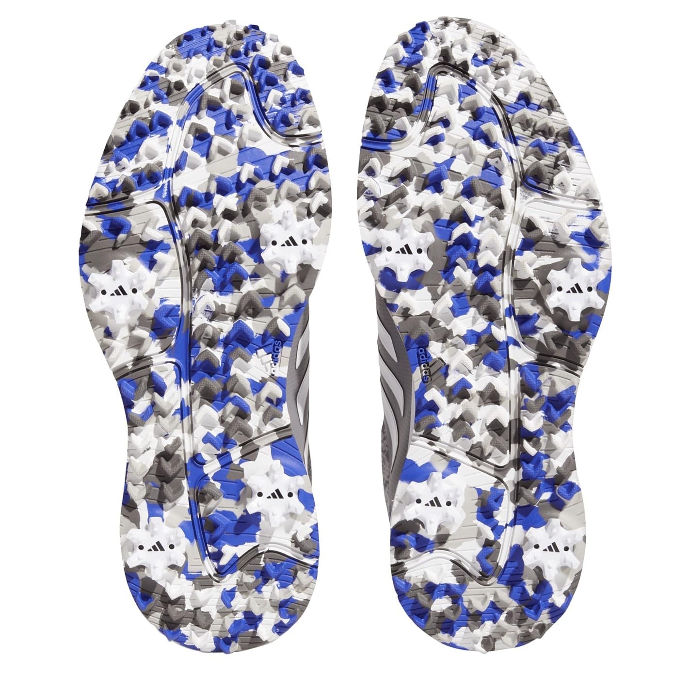 adidas Mens S2G 23 Spiked Golf Shoes Grey3/White/Lucid Blue 10 (44.7)