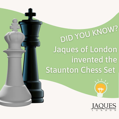 - Jaques of London Wooden Chess Set | Folding Chess Board & Pieces -