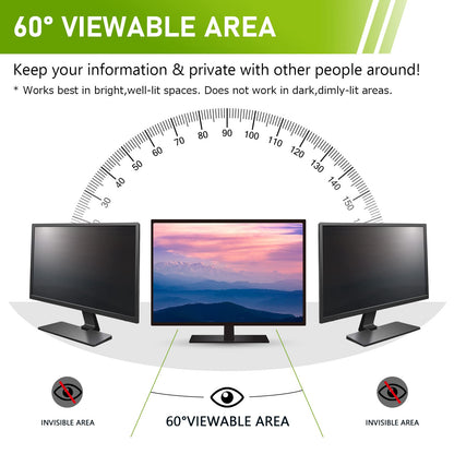 - LAMA 24 Inch Computer Privacy Screen Filter | Universal Computer Monitor Privacy Filters -