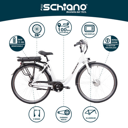 - F.lli Schiano E-Moon 28 inch electric bike -