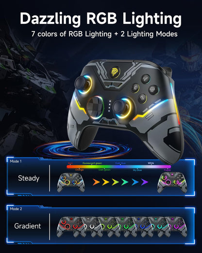 - EasySMX X15 Wireless PC Controller with Hall Triggers | Hall Joysticks | Enhanced Bluetooth Game Controller -