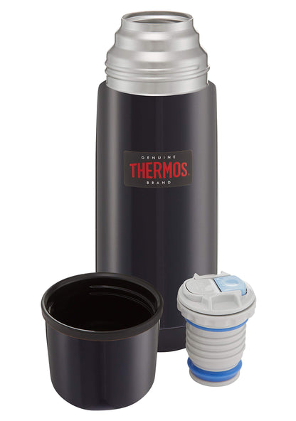 - Thermos Light and Compact Flask | Stainless Steel | Midnight Blue |350 ml -